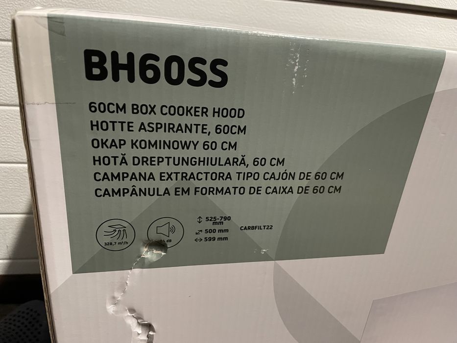 Nowy okap kuchenny BH60SS