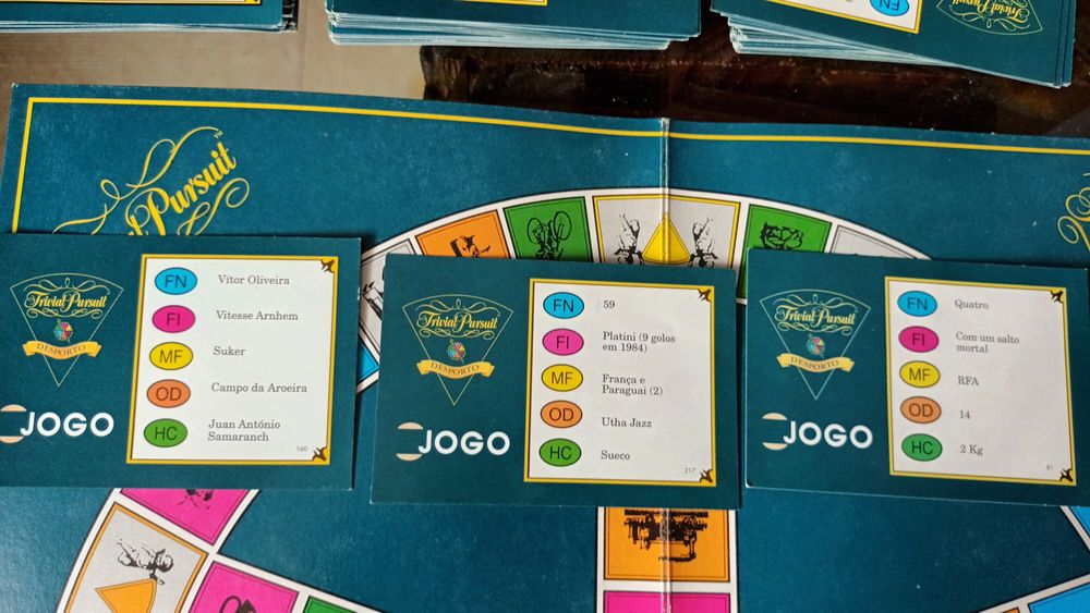 Jogo Trivial Pursuit Desporto- edição O Jogo TMN