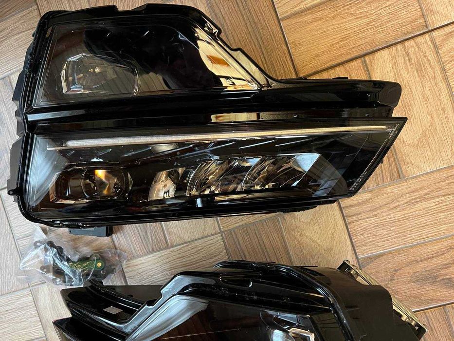 LED Фары Skoda Karoq Оптика Шкода Карок Фонари Фара Шкода Лед Ксенон