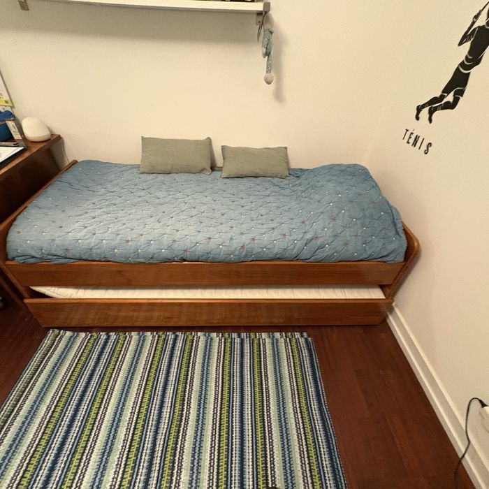 Cama individual de solteiro da marca CERNE