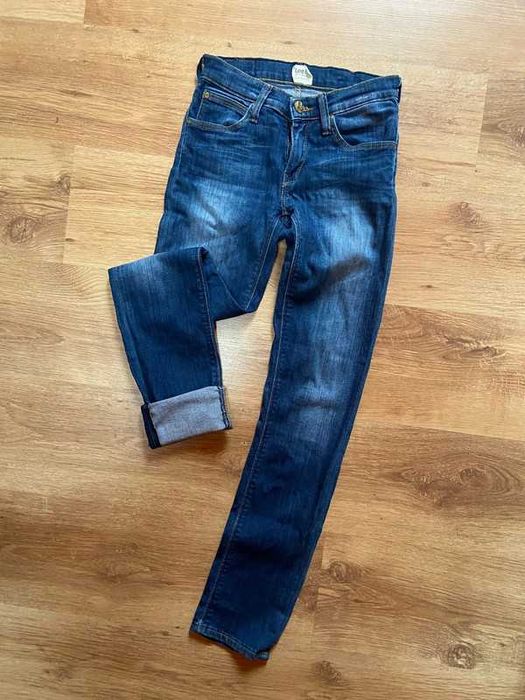 Lee jeansy skinny jakosc oryginalne xs s 34 36 basic wyszczuplające
