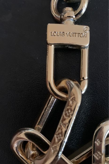 Мужская массивная цепь Louis Vuitton Monogram Chain Gold (303г / 60см)