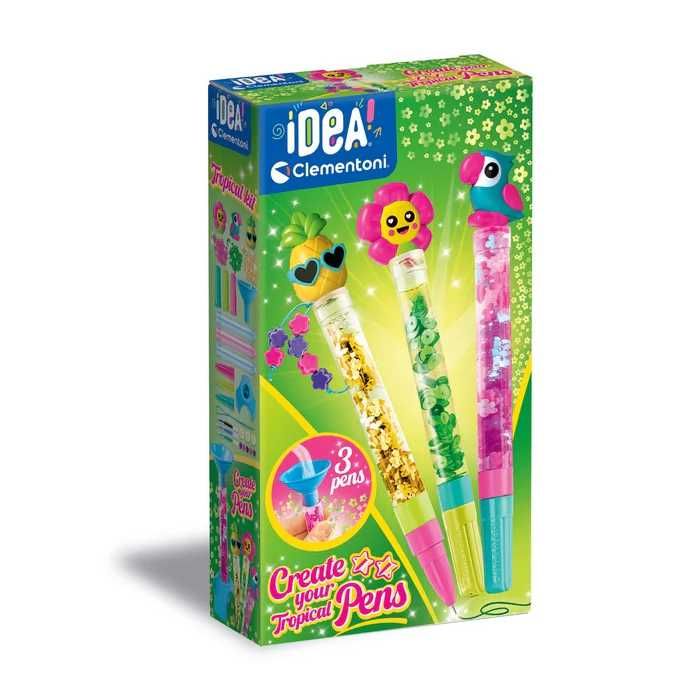 Clementoni Idea Mini Fabryka Tropikalnych Długopisów zestaw kreatywny