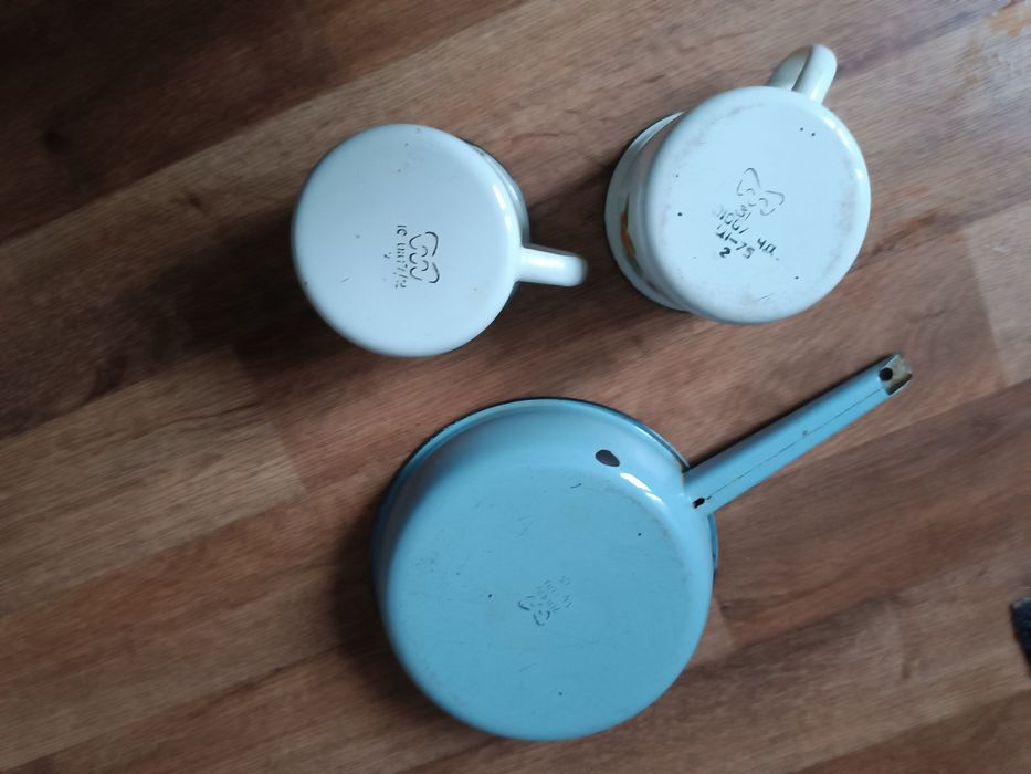 Посуда эмалированная с двойным слоем эмали.