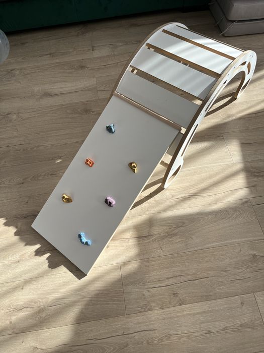 Bujak drewniany montessori zjeżdżalnia wspinaczka