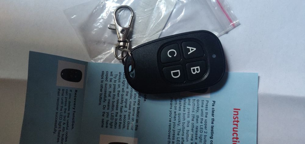 Gate Remote Control - Fixed Code 433MHz64861735624449121