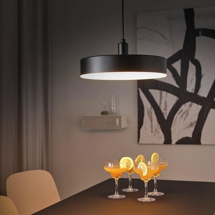 Lampa Smart Nymane czarna nowa