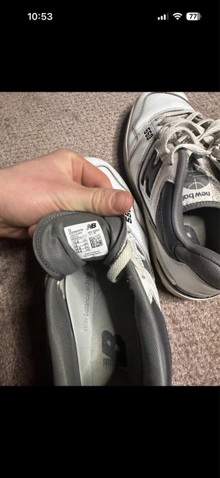 Buty Sneakersy New Balance 550 44.5 Og white