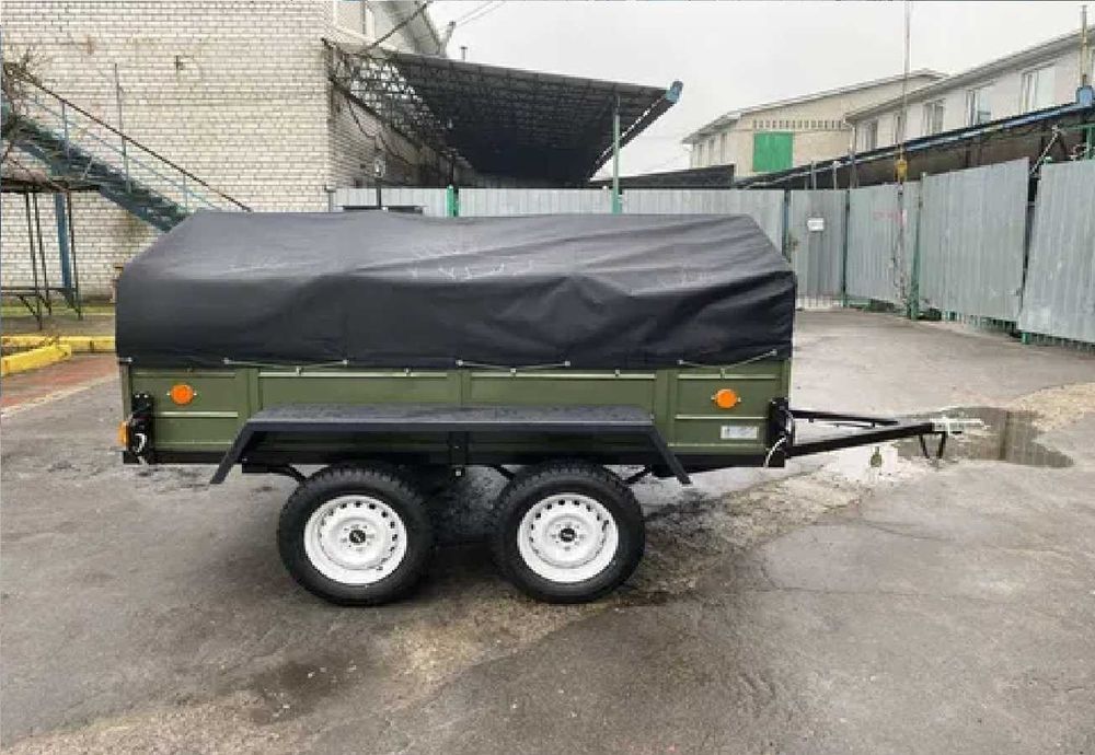 Прицеп Двухосный Лучший помощник ЗСУ Зимний тент в подарок!