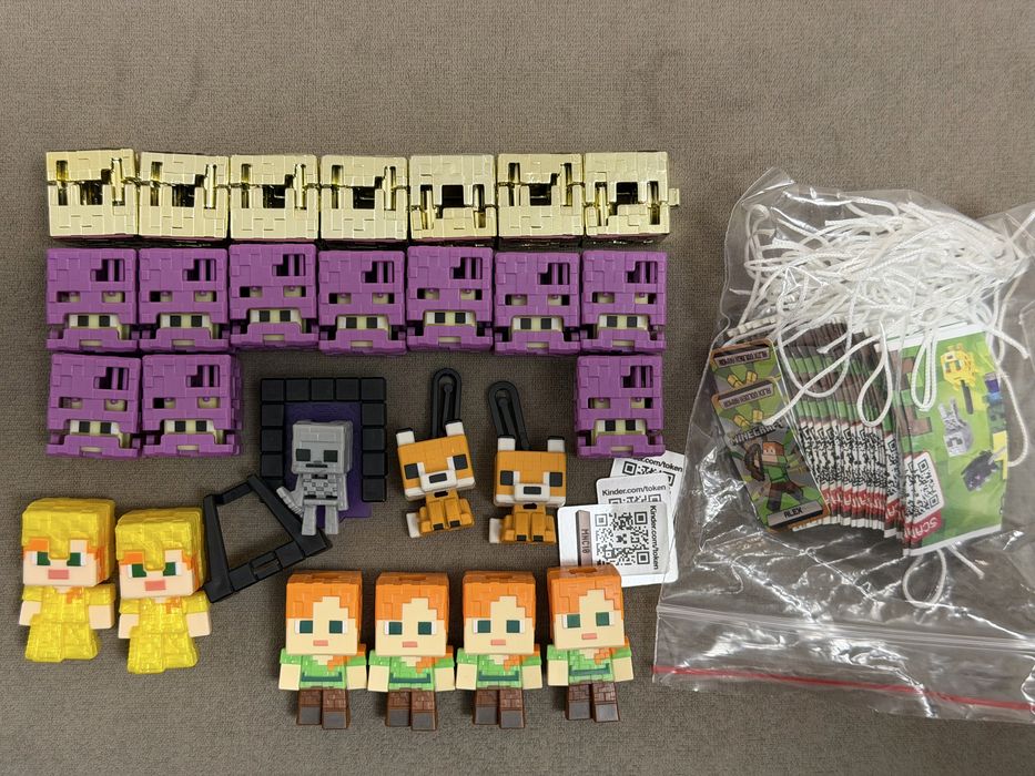 Kinder Harry Potter Minecraft Stranger Things DC Marvel Star Wars Bitty Pop Fuggler