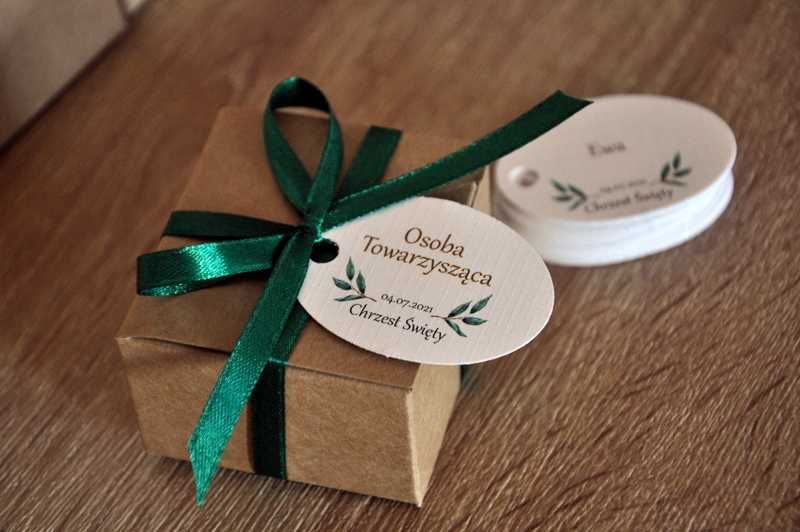 Winietka Pudełeczka na podziękowanie dla gości 2w1