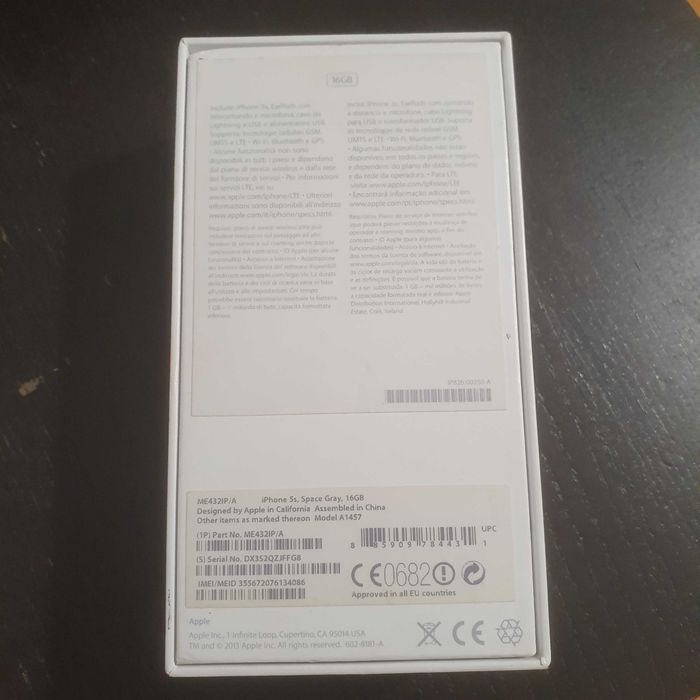 iPhone 5s para peças
