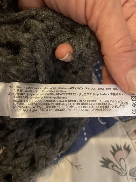 Camisola lã Zara cimzenta tamanho S