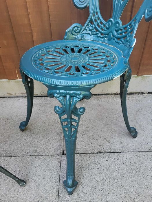 Bistro zestaw mebli ogrodowych żeliwo/ aluminium. Super jakość i cena