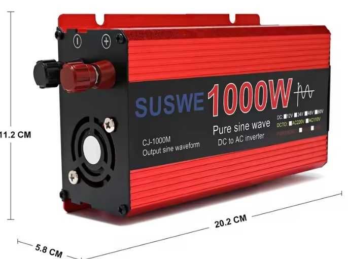 Przetwornica 230v 1000w czysty sinus