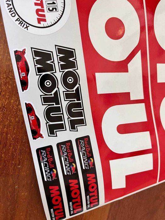 Стікер пак MOTUL вирізані вінілові наклейки