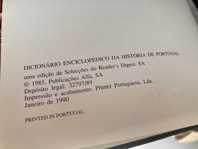Dicionário Enciclopédico da História de Portugal - 2 volumes
