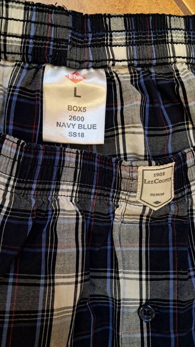 Luźne bokserki szorty w kratę