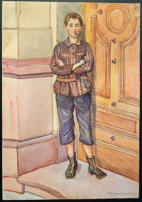 Conjunto de 6 pinturas originais E. Bryham Parsons