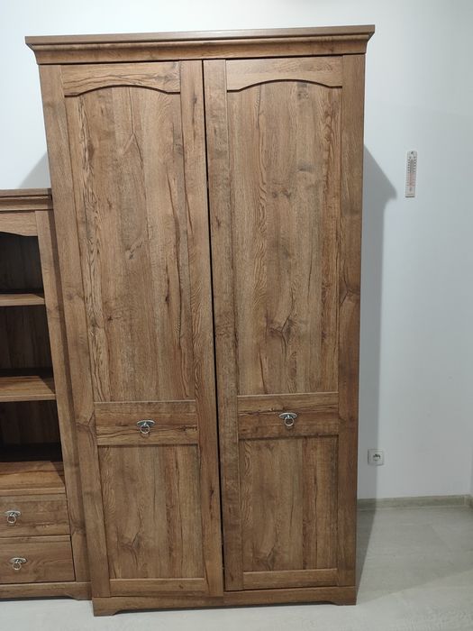 MEBLE BRW Patras Zestaw mebli Black Red White