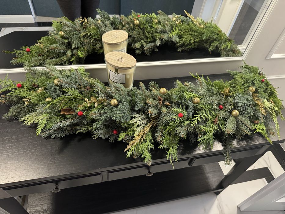 Zapraszam na ręcznie plecione wianki zimowo - swiąteczne