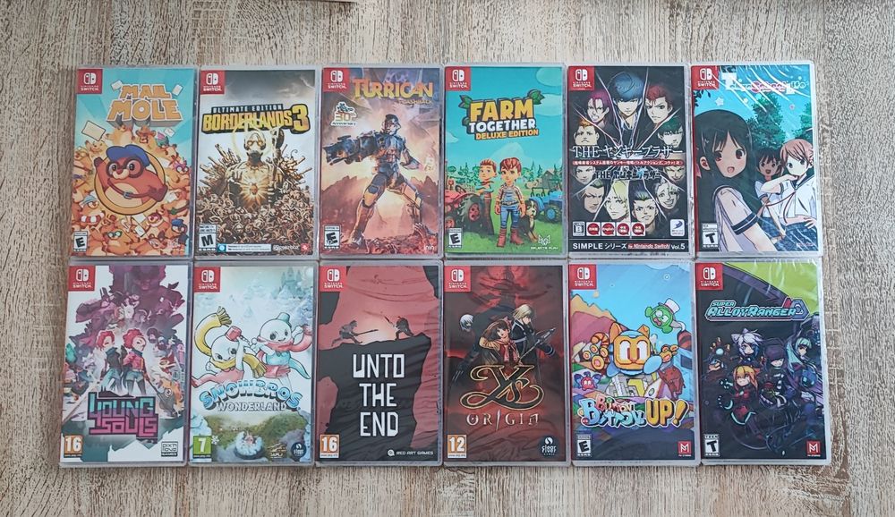 Jogos Selados Nintendo Switch