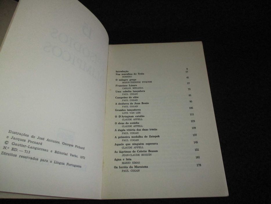 Livro Episódios Olímpicos Série 15 Verbo