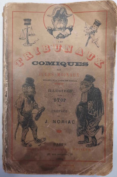 Sądy Komiksowe Jules Moinaux Les Tribunaux Comiques 1881 r. KOMIKS