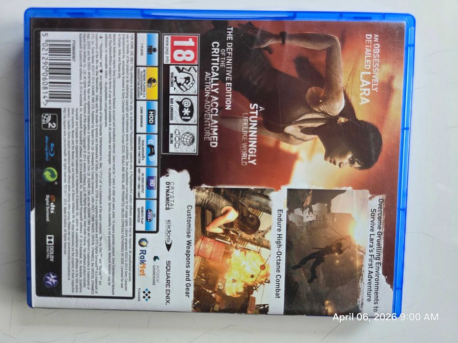 Tomb Raider definitive edition gra PS4