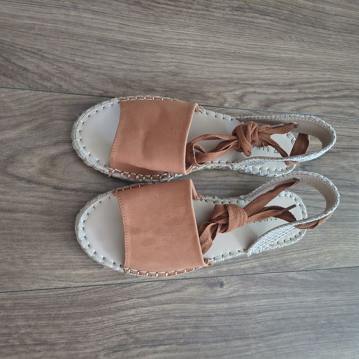 Espadryle sandały baleriny brązowe nowe