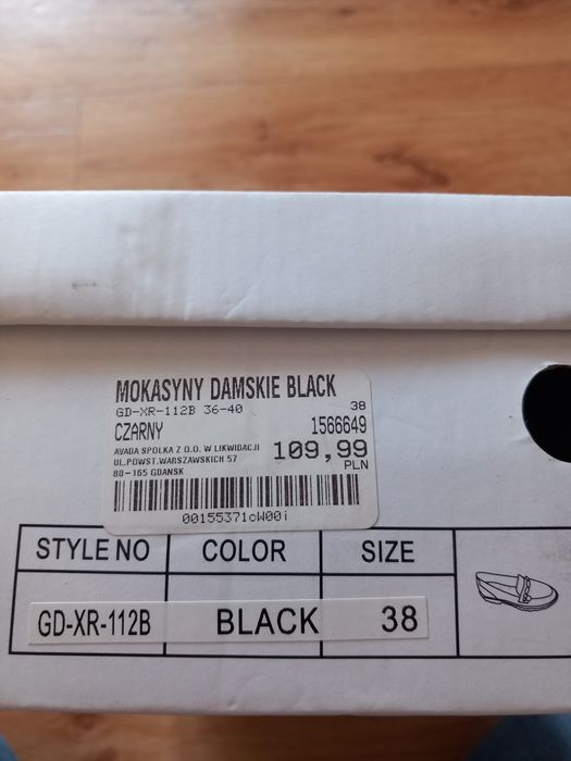 Mokasyny damskie