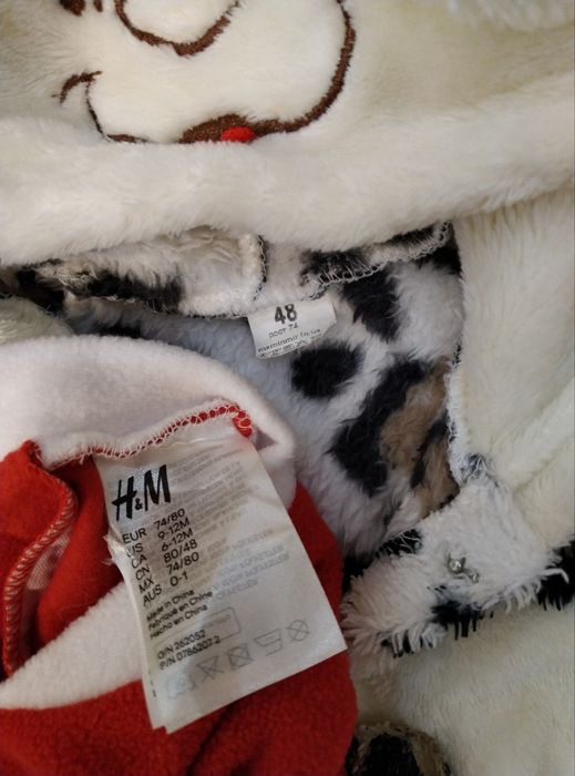 Теплі чоловічок, ромпер Санта і корівка 74-80