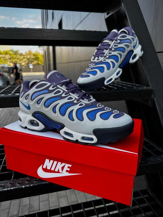 АКЦІЯ! Кросівки Nike Air TN Plus Drift (сірі & фіолет)  41 - 46