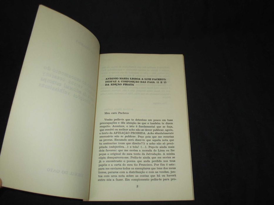 Livro Jornal do Gato Mário Cesariny 1ª edição 1974