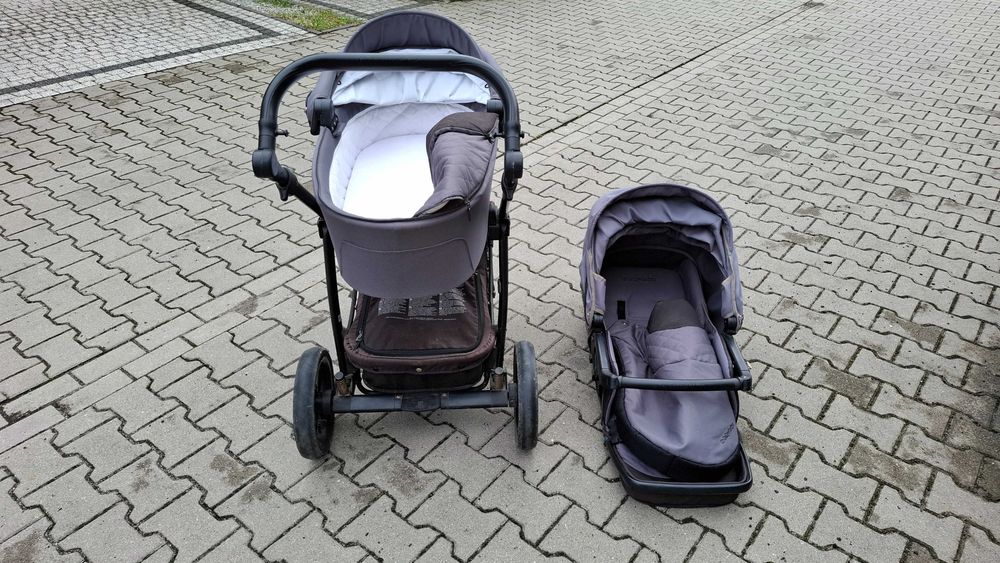 Wózek dziecięcy Baby Design Lupo Comfort 2w1 gondola, spacerowka i adaptery do fotelika