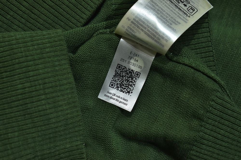 Gant Zielony Bawełniany Sweter Męski Zip Neck Xxl