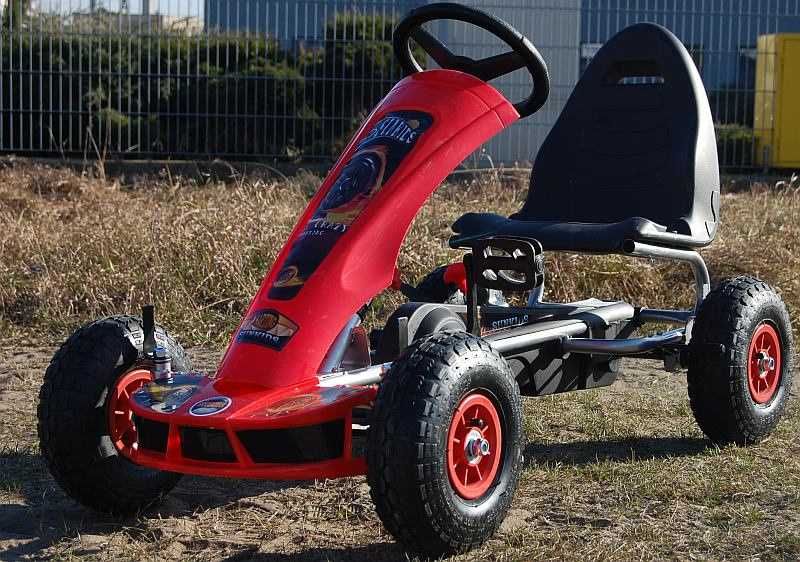 BAWIBUS.PL pojazd GOKART NA PEDAŁY pompowane koła auto jeździk do 50KG