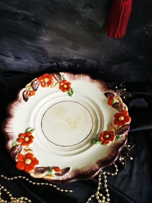 Duża patera Villeroy&Boch,  secesja,  Art Deco, antyk,  porcelana