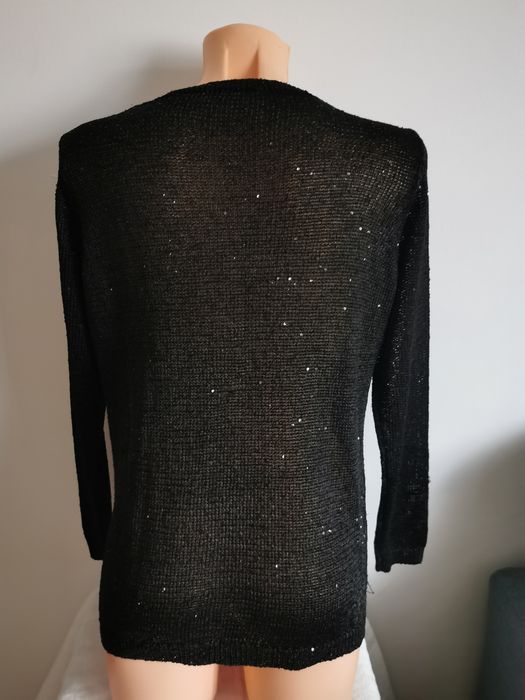 Sweter w cekiny błyszczący