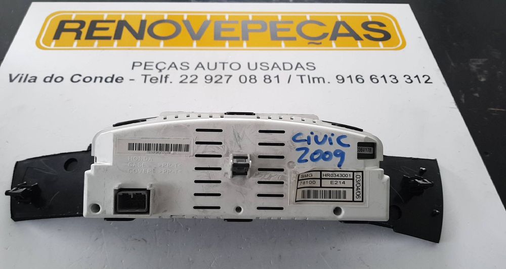 Quadrante / painel de instrumentos HONDA Civic VIII Hatchback (FN_, FK