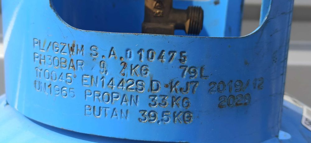 Butla gazowa 33kg