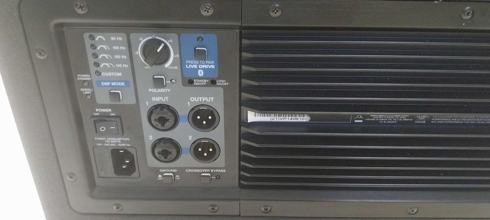 Subwoofer ALTO BLACK 15*  1200W
