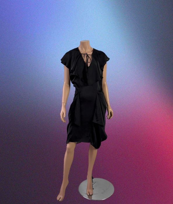 By Malene Birger sukienka asymetryczna z falbankami damska  M/L