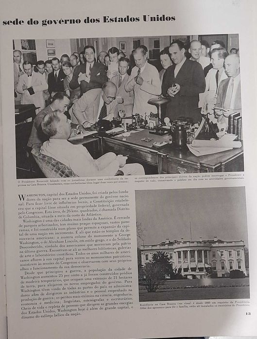 Victory 7 Revistas - 2ª guerra mundial , originais de 1944, PORTUGUÊS.