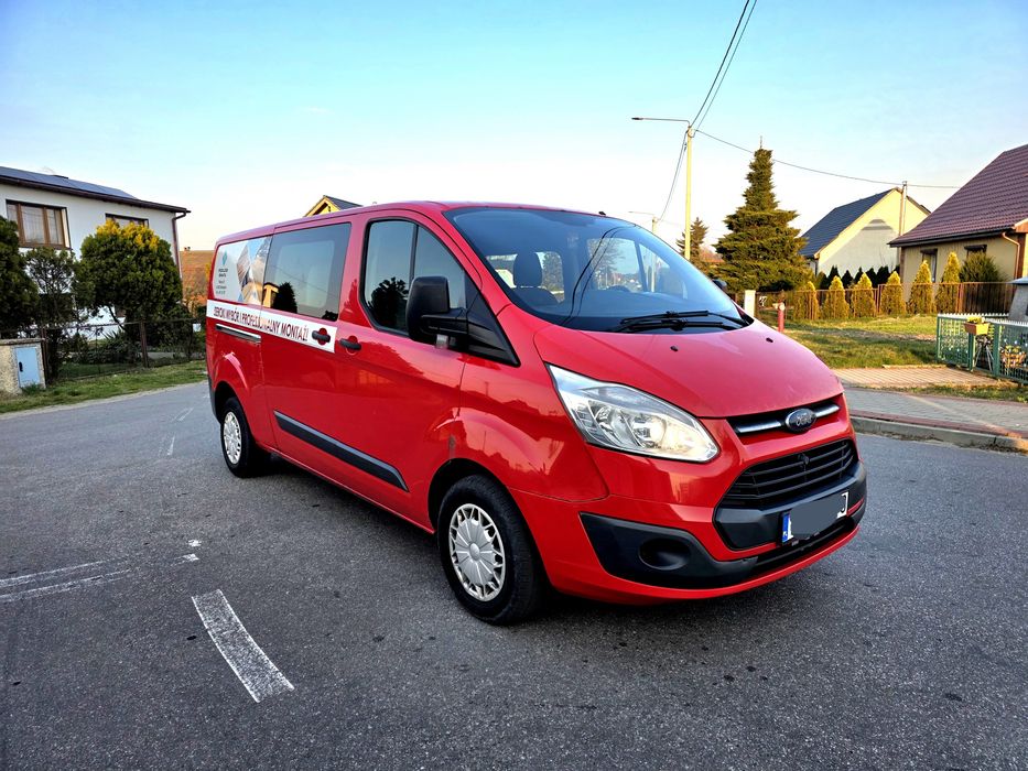 Ford Custom Transit#2013r Long#6 osobowy#Brygadówka#Klima!Sprawny!Salon Polska!