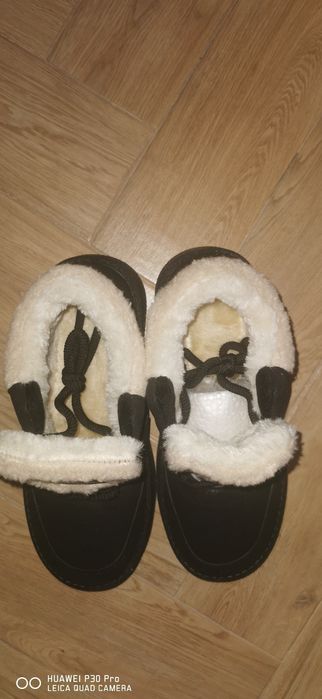 Buty ocieplane kożuszkiem