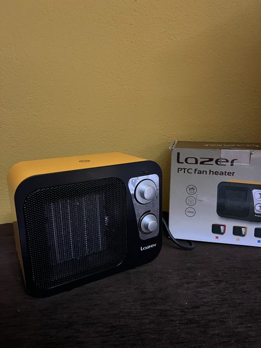 Vendo aquecedor amarelo, sem uso