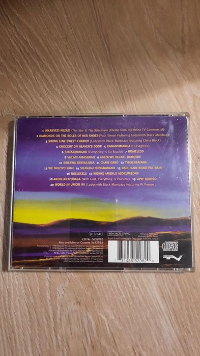 Płyta CD z afrykańską muzyką