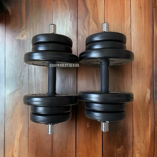 Розбірні гантелі від 5 10 16 18 21 26 KГ гантели набірні композитні