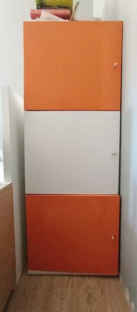 90x200 cm, Estrutura de cama MALM com Estrado de ripas LÖNSET e 2 Gavetões adaptados